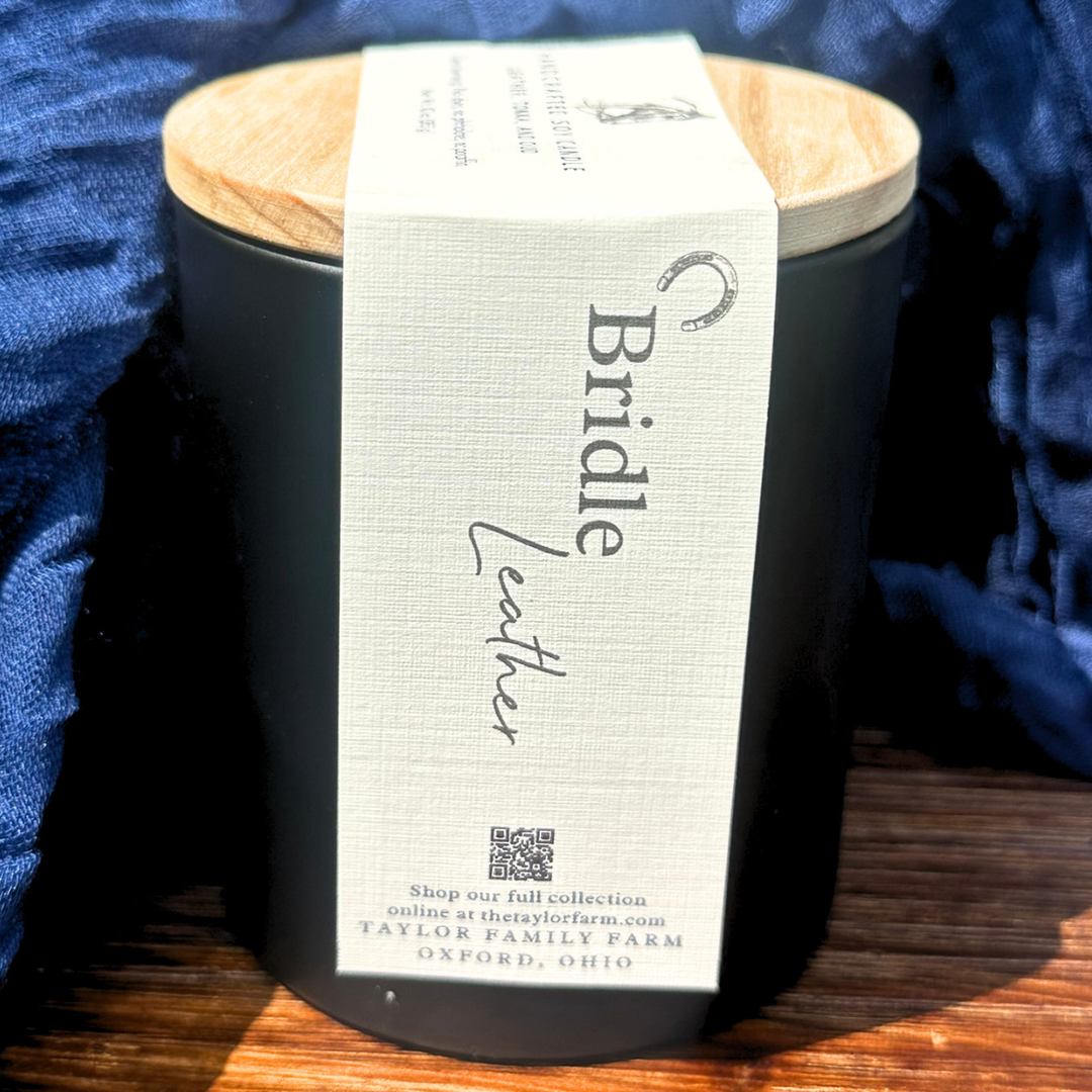 Bridle Leather Soy Candle
