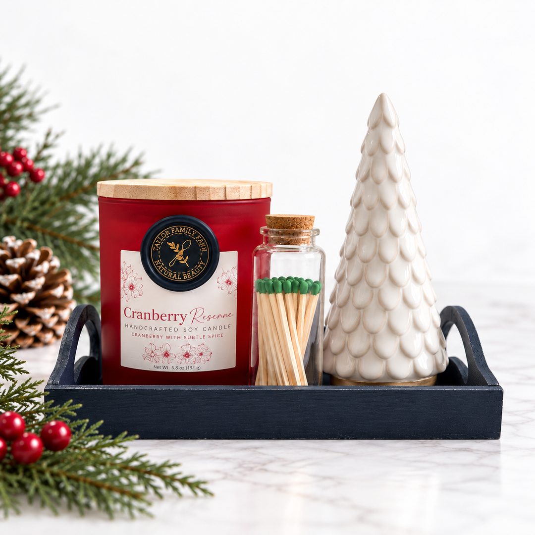 Candle & Tree Gift Set