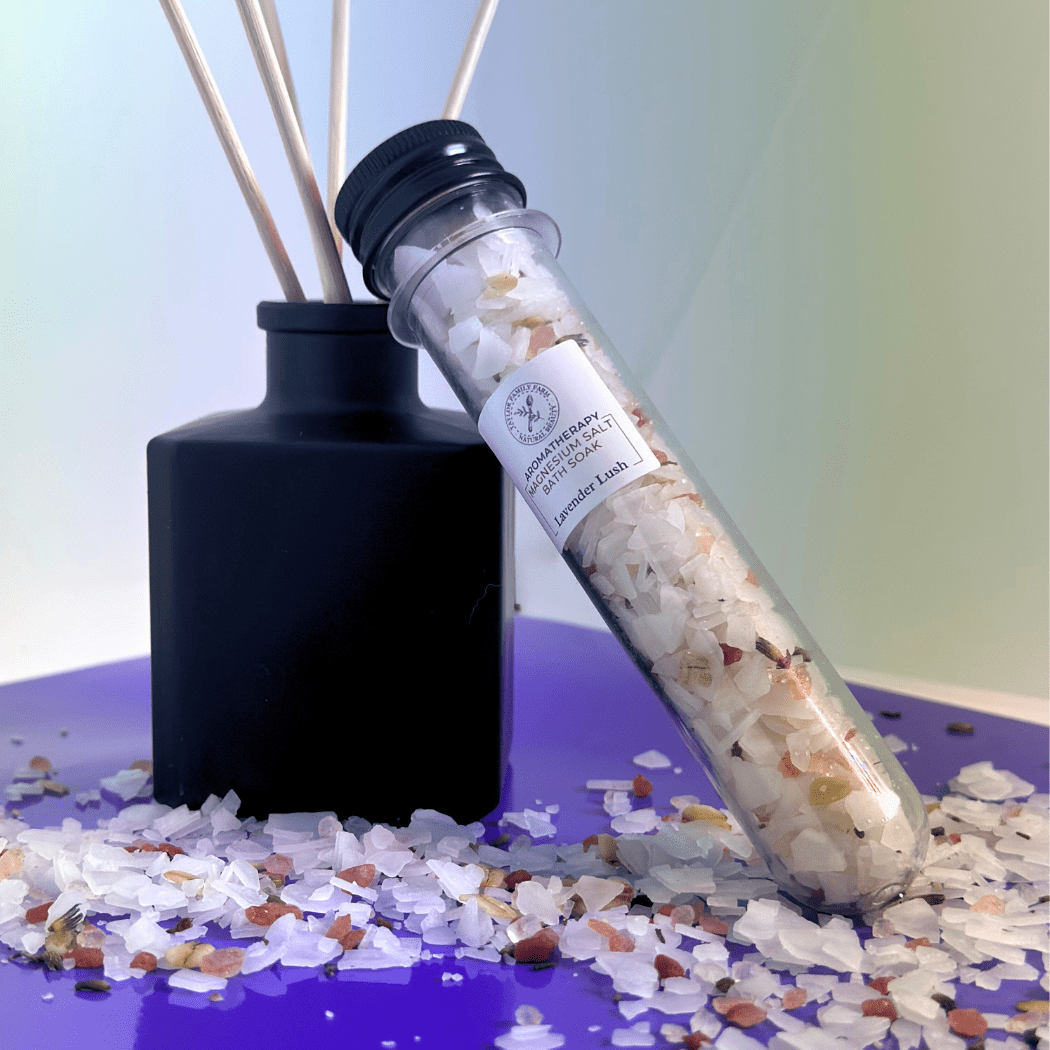 Lavender Aromatherapy Magnesium Salt Tube - Taylor Family Farm - Taylor Family Farm