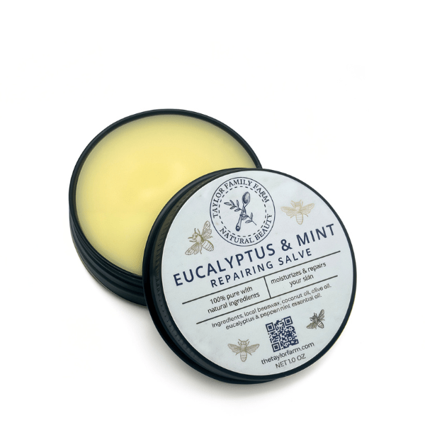 Taylor Family Farm Oxford Skin Care Eucalyptus Mint Salve – Preservative-Free, Natural Hydration for Skin
