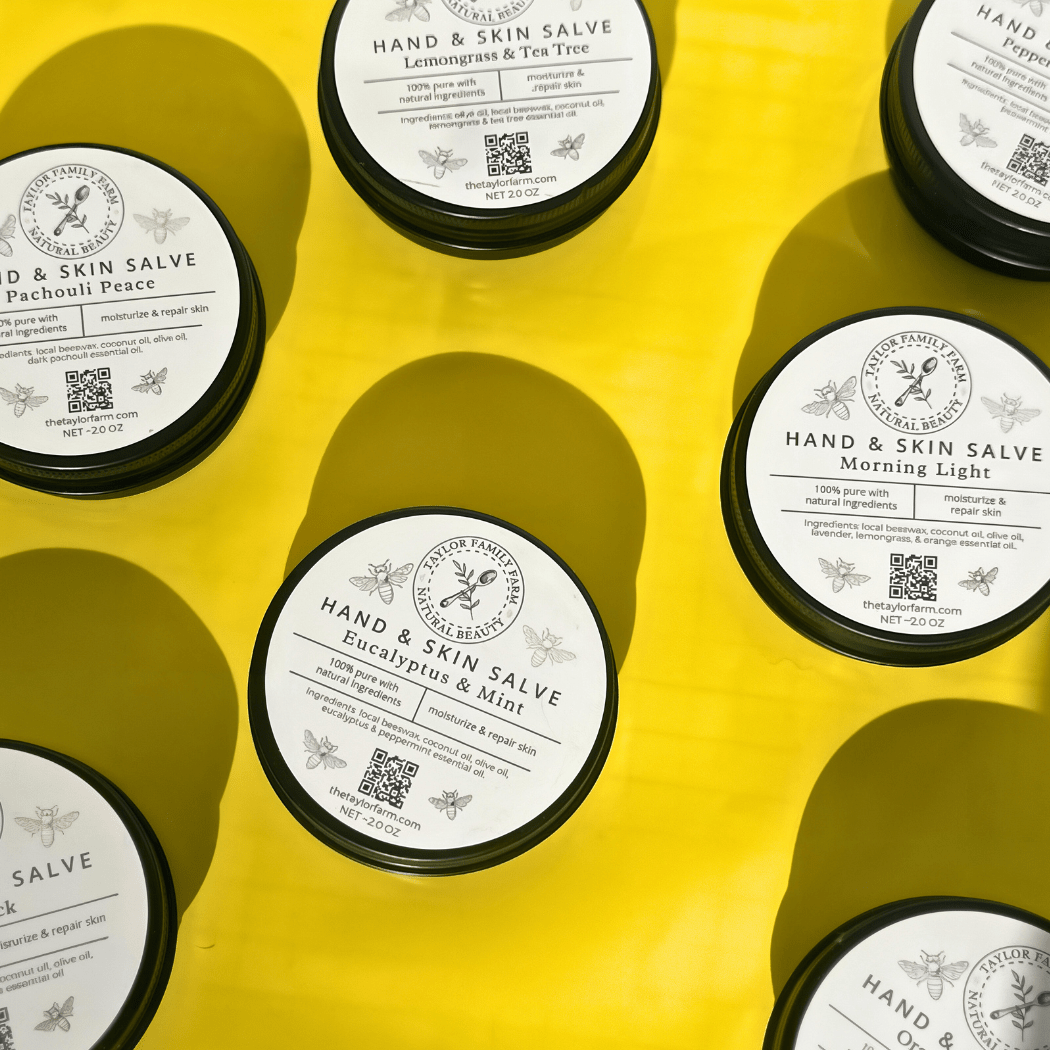 Taylor Family Farm Oxford Skin Care Morning Light Salve – All Natural Skincare with Lavender & Citrus for Hydration