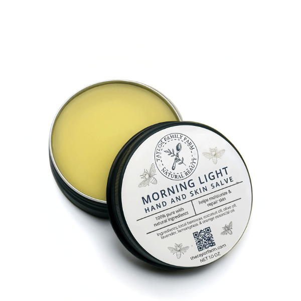 Taylor Family Farm Oxford Skin Care Morning Light Salve – All Natural Skincare with Lavender & Citrus for Hydration