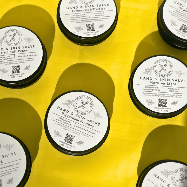 Taylor Family Farm Oxford Skin Care Peppermint Lotion Bar – Natural Skincare for Hydration & Sinus Relief