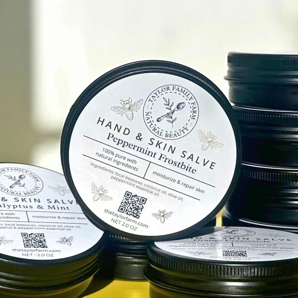 Taylor Family Farm Oxford Skin Care Peppermint Lotion Bar – Natural Skincare for Hydration & Sinus Relief