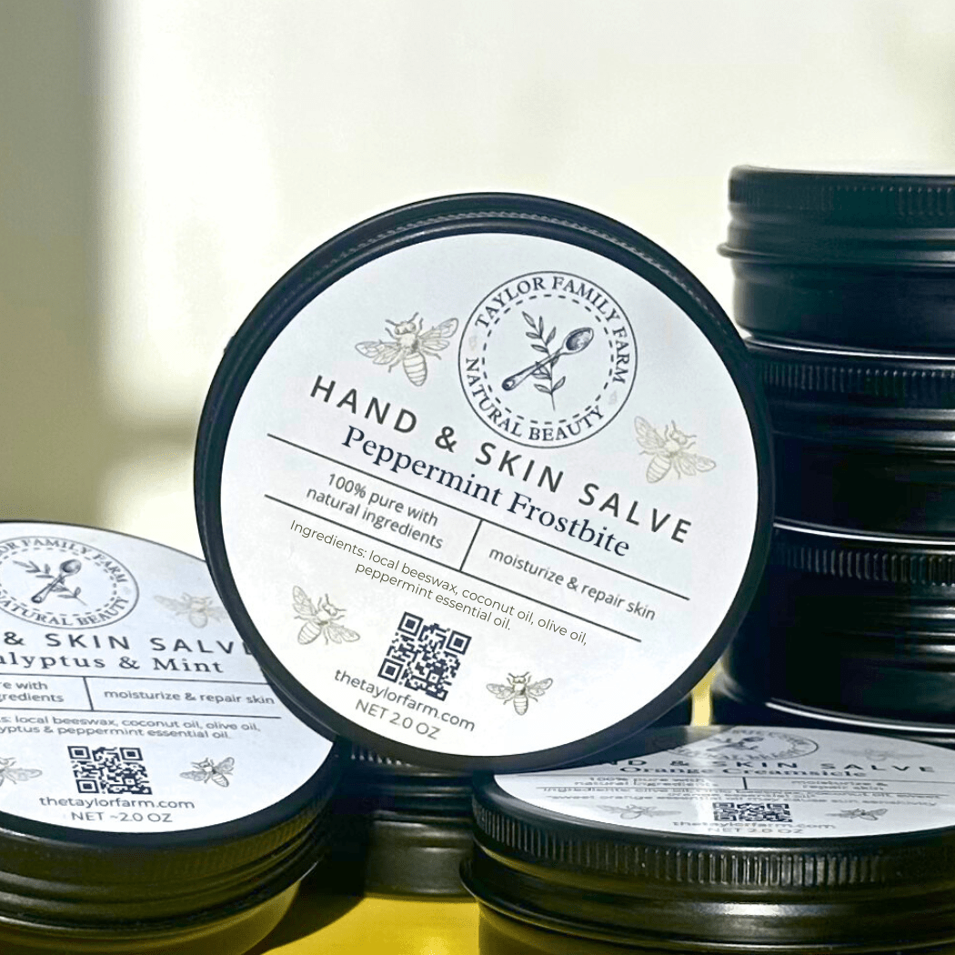 Taylor Family Farm Oxford Skin Care Peppermint Lotion Bar – Natural Skincare for Hydration & Sinus Relief