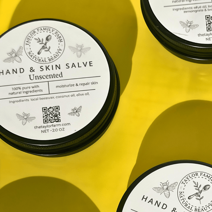 Taylor Family Farm Oxford Skin Care Unscented Lotion Salve | Natural Moisturizer for Dry Skin, Hands, & Lips