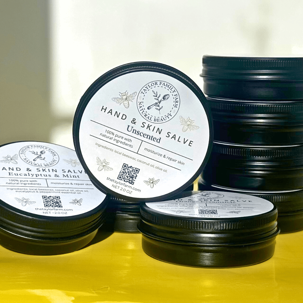 Taylor Family Farm Oxford Skin Care Unscented Lotion Salve | Natural Moisturizer for Dry Skin, Hands, & Lips