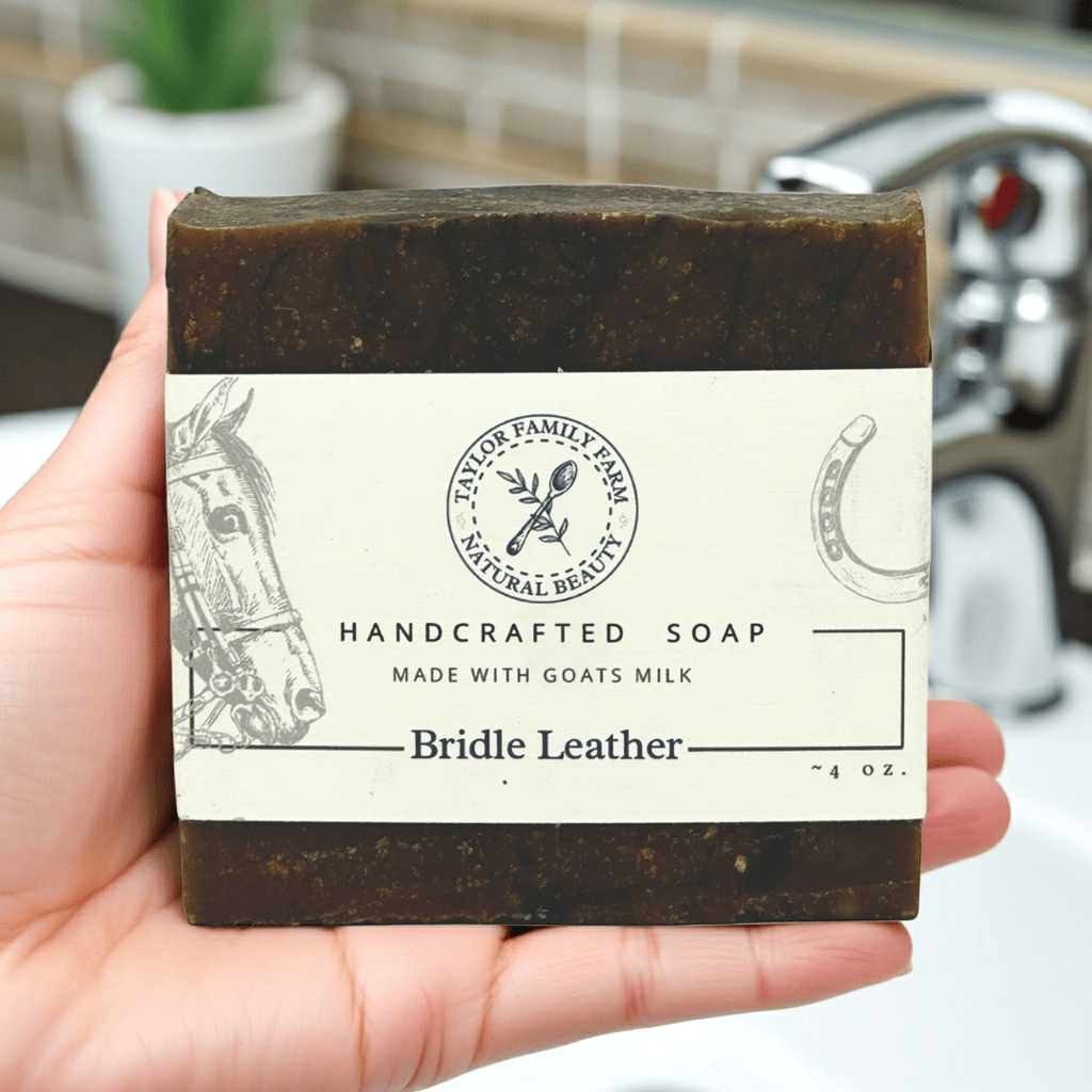 Taylor Family Farm Oxford Soap Bridle Leather Handmade Soap | Goat Milk Soap from the Farm