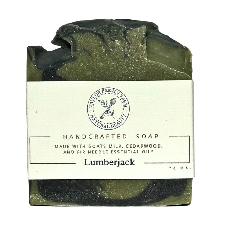 Taylor Family Farm Oxford Soap Lumberjack Goat Milk Soap – Fir Needle & Cedarwood Bar
