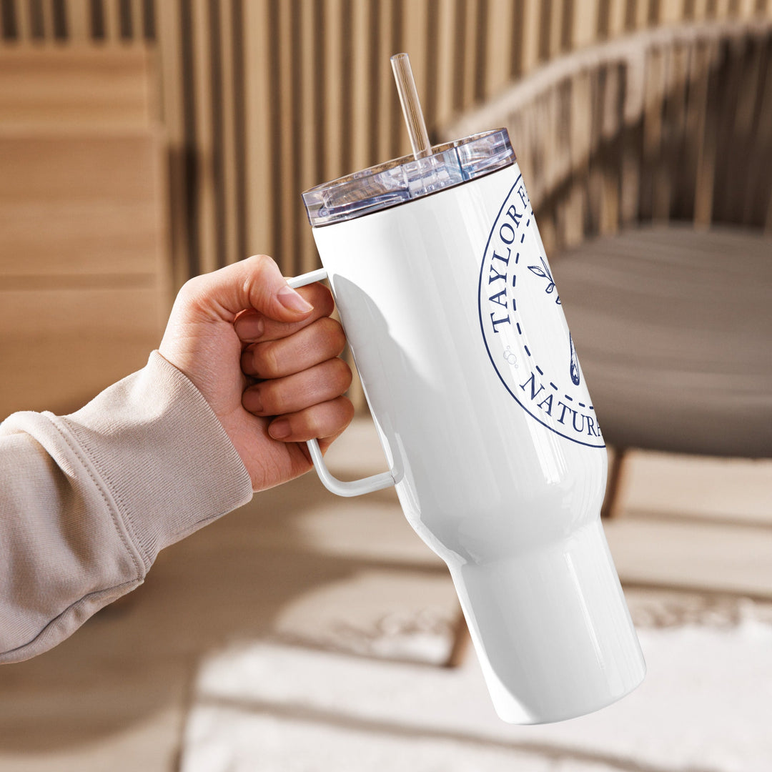 Travel mug with a handle - Taylor Family Farm - Taylor Family Farm