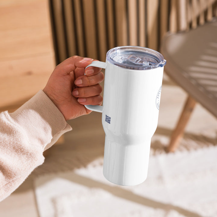 Travel mug with a handle - Taylor Family Farm - Taylor Family Farm