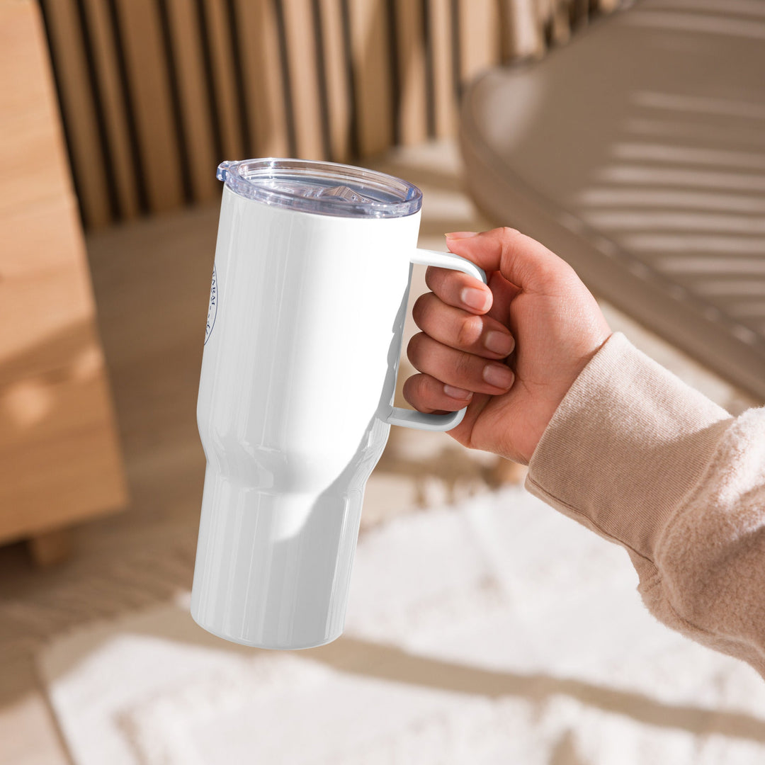 Travel mug with a handle - Taylor Family Farm - Taylor Family Farm